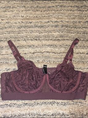 torrid Wine Lace Underwire Bra